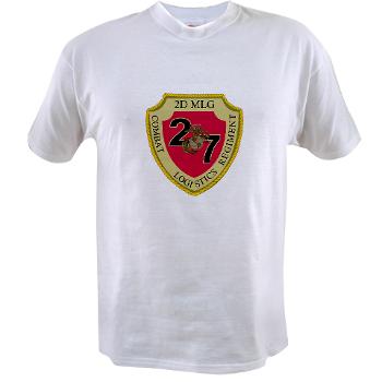 27CLR - A01 - 04 - 27th Combat Logistics Regiment - Value T-Shirt