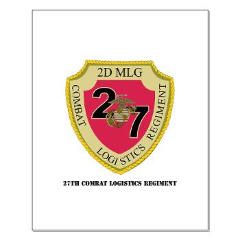 27CLR - M01 - 02 - 27th Combat Logistics Regiment with Text - Small Poster