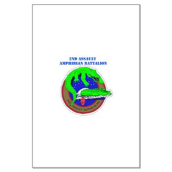 2AAB - M01 - 02 - 2nd Assault Amphibian Battalion with Text Large Poster - Click Image to Close