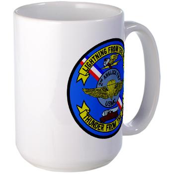 2ANGLC - A01 - 01 - USMC - 2nd Air Naval Gunfire Liaison Company - Large Mug