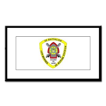 2B10M - M01 - 02 - 2nd Battalion 10th Marines - Small Framed Print - Click Image to Close