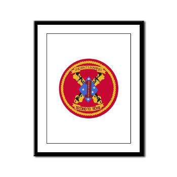2B11M - M01 - 02 - 2nd Battalion 11th Marines - Framed Panel Print - Click Image to Close