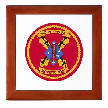 2B11M - M01 - 03 - 2nd Battalion 11th Marines - Keepsake Box