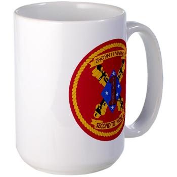 2B11M - M01 - 03 - 2nd Battalion 11th Marines - Large Mug