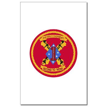 2B11M - M01 - 02 - 2nd Battalion 11th Marines - Mini Poster Print