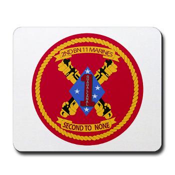 2B11M - M01 - 03 - 2nd Battalion 11th Marines - Mousepad
