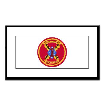 2B11M - M01 - 02 - 2nd Battalion 11th Marines - Small Framed Print