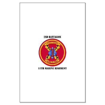 2B11M - M01 - 02 - 2nd Battalion 11th with Text - Large Poster - Click Image to Close