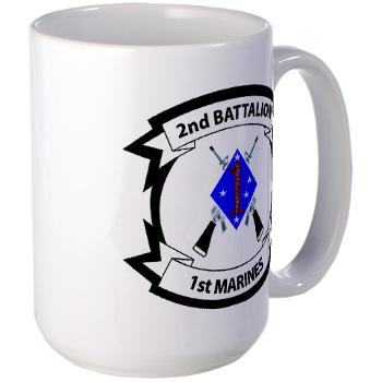2B1M - M01 - 03 - 2nd Battalion - 1st Marines - Large Mug - Click Image to Close