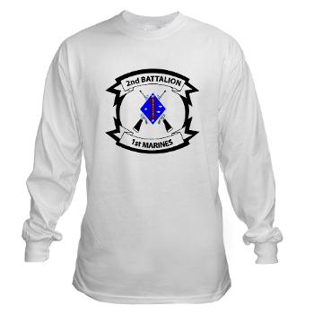 2B1M - A01 - 03 - 2nd Battalion - 1st Marines - Long Sleeve T-Shirt - Click Image to Close