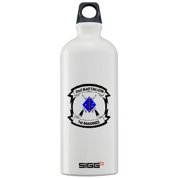 2B1M - M01 - 03 - 2nd Battalion - 1st Marines - Sigg Water Bottle 1.0L - Click Image to Close