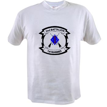 2B1M - A01 - 04 - 2nd Battalion - 1st Marines - Value T-shirt - Click Image to Close