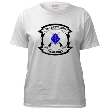 2B1M - A01 - 04 - 2nd Battalion - 1st Marines - Women's T-Shirt