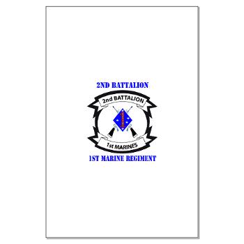 2B1M - M01 - 02 - 2nd Battalion - 1st Marines with Text - Large Poster - Click Image to Close