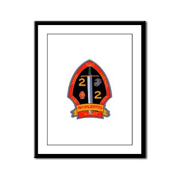 2B2M - M01 - 02 - 2nd Battalion - 2nd Marines Framed Panel Print - Click Image to Close
