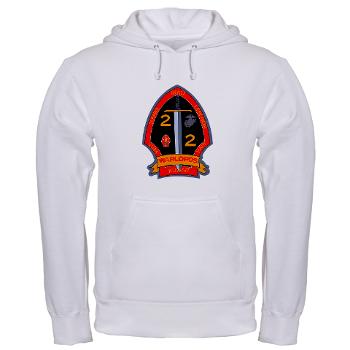 2B2M - A01 - 03 - 2nd Battalion - 2nd Marines Hooded Sweatshirt - Click Image to Close