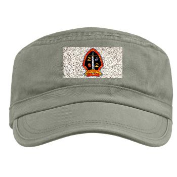2B2M - A01 - 01 - 2nd Battalion - 2nd Marines Military Cap - Click Image to Close