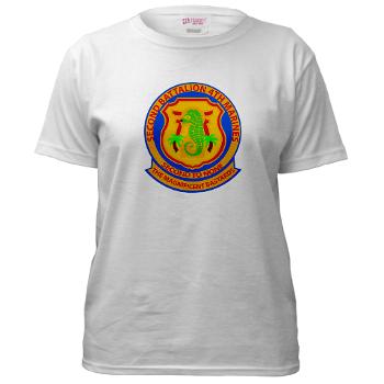 2B4M - A01 - 04 - 2nd Battalion 4th Marines - Women's T-Shirt - Click Image to Close