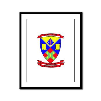 2B5M - M01 - 02 - 2nd Battalion 5th Marines - Framed Panel Print - Click Image to Close