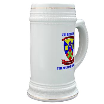 2B5M - M01 - 03 - 2nd Battalion 5th Marines with Text - Stein