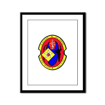 2B6M - M01 - 02 - 2nd Battalion - 6th Marines Framed Panel Print