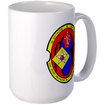 2B6M - M01 - 03 - 2nd Battalion - 6th Marines Large Mug