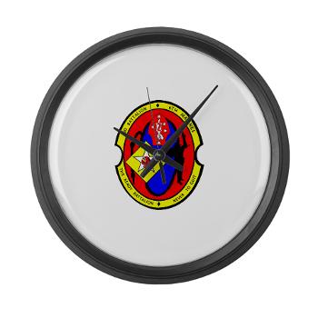 2B6M - M01 - 03 - 2nd Battalion - 6th Marines Large Wall Clock