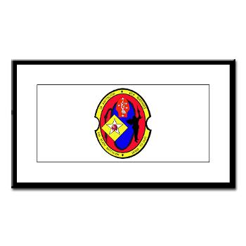 2B6M - M01 - 02 - 2nd Battalion - 6th Marines Small Framed Print