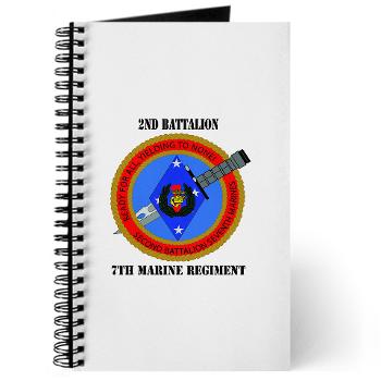 2B7M - M01 - 02 - 2nd Battalion 7th Marines with Text Journal