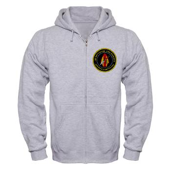 2B8M - A01 - 03 - 2nd Battalion - 8th Marines Zip Hoodie - Click Image to Close