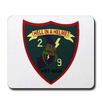 2B9M - M01 - 03 - 2nd Battalion - 9th Marines - Mousepad