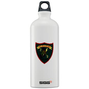 2B9M - M01 - 03 - 2nd Battalion - 9th Marines - Sigg Water Bottle 1.0L - Click Image to Close