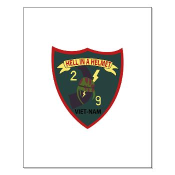 2B9M - M01 - 02 - 2nd Battalion - 9th Marines - Small Poster