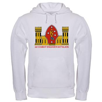 2CEB - A01 - 03 - 2nd Combat Engineer Battalion - Hooded Sweatshirt - Click Image to Close