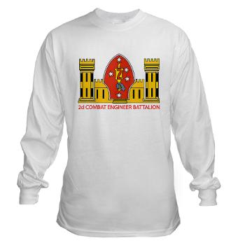 2CEB - A01 - 03 - 2nd Combat Engineer Battalion - Long Sleeve T-Shirt - Click Image to Close