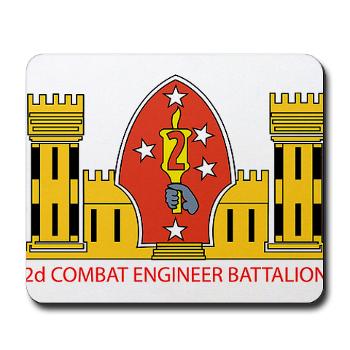 2CEB - M01 - 03 - 2nd Combat Engineer Battalion - Mousepad