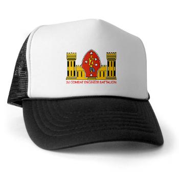 2CEB - A01 - 02 - 2nd Combat Engineer Battalion - Trucker Hat - Click Image to Close