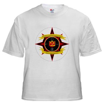 2CLB - A01 - 04 - 2nd Combat Logistics Battalion - White T-Shirt