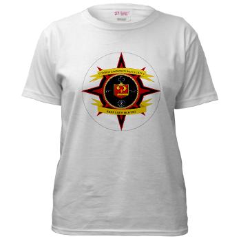 2CLB - A01 - 04 - 2nd Combat Logistics Battalion - Women's T-Shirt - Click Image to Close