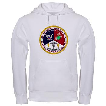 2DB2CLG - A01 - 03 - 2nd Dental Bn -2nd Combat Logistics Group - Hooded Sweatshirt - Click Image to Close