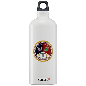 2DB2CLG - M01 - 03 - 2nd Dental Bn -2nd Combat Logistics Group - Sigg Water Bottle 1.0L - Click Image to Close