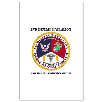 2DB2CLG - M01 - 02 - 2nd Dental Bn -2nd Combat Logistics Group with text - Mini Poster Print