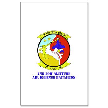 2LAADB - M01 - 02 - 2nd Low Altitude Air Defense Battalion (2nd LAAD) With text - Mini Poster Print