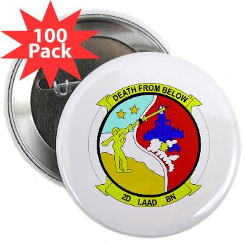 2LAADB - M01 - 01 - 2nd Low Altitude Air Defense Battalion (2nd LAAD) - 2.25" Button (100 pack)