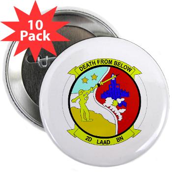 2LAADB - M01 - 01 - 2nd Low Altitude Air Defense Battalion (2nd LAAD) - 2.25" Button (10 pack) - Click Image to Close