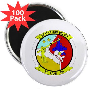 2LAADB - M01 - 01 - 2nd Low Altitude Air Defense Battalion (2nd LAAD) - 2.25" Magnet (100 pack)