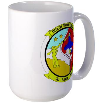 2LAADB - M01 - 03 - 2nd Low Altitude Air Defense Battalion (2nd LAAD) - Large Mug