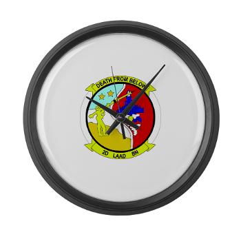 2LAADB - M01 - 03 - 2nd Low Altitude Air Defense Battalion (2nd LAAD) - Large Wall Clock - Click Image to Close