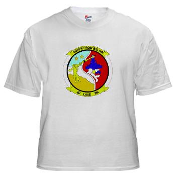 2LAADB - A01 - 04 - 2nd Low Altitude Air Defense Battalion (2nd LAAD) - White T-Shirt