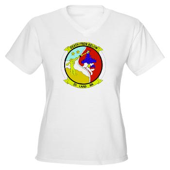 2LAADB - A01 - 04 - 2nd Low Altitude Air Defense Battalion (2nd LAAD) - Women's V-Neck T-Shirt - Click Image to Close